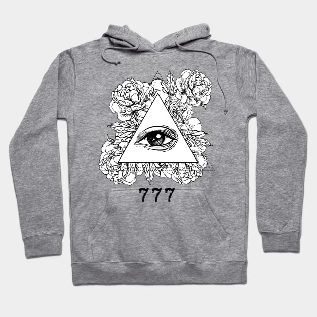 Mystic Numbers 777 Hoodie by Amanda Jane